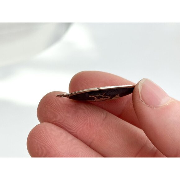 Mekkala(h) Siam Sterling Silver 925 Vintage Thai Made Nielloware Brooch Pin - Picture 6 of 8